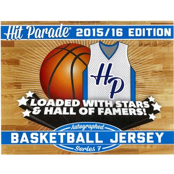 2015/16 Hit Parade Autographed Basketball Jersey Hobby Box - Series 7 - Tim Duncan & Bill Russell!!!