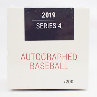 2019 Hit Parade Autographed Baseball Hobby Box - Series 4 - Mike Trout, Bryce Harper, & Derek Jeter!!!