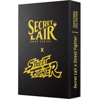 Magic the Gathering Secret Lair x Street Fighter Drop (Traditional Foil, factory sealed)