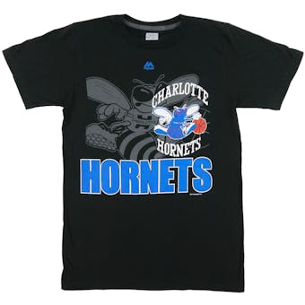 Charlotte Hornets Majestic Black Success Isn't Given Tee Shirt (Adult XXL)