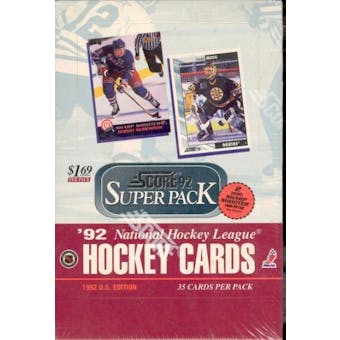 1992/93 Score Super Pack Hockey Jumbo Box