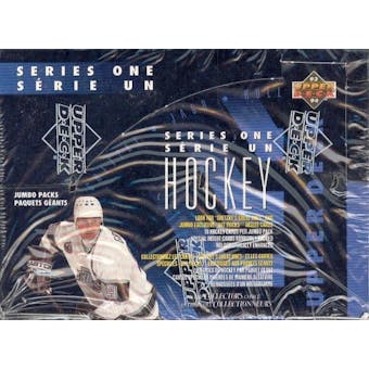 1993/94 Upper Deck Bi-Lingual Series 1 Hockey Jumbo Box