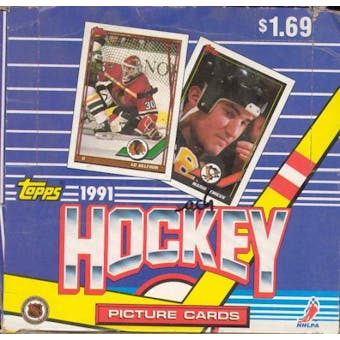 1991/92 Topps Hockey Jumbo Box