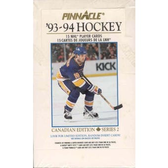 1993/94 Pinnacle Series 2 Canadian Hockey Box