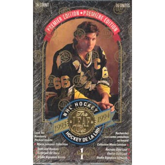 1993/94 Leaf Series 1 Bilingual Hockey Box