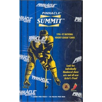 1996/97 Pinnacle Summit Hockey Box