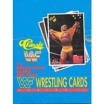 1990 Classic WWF Wrestling Hobby Box