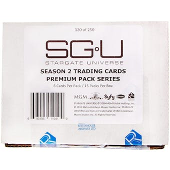 Stargate Universe Season 2 Premium Pack Trading Cards Box (Rittenhouse 2011)