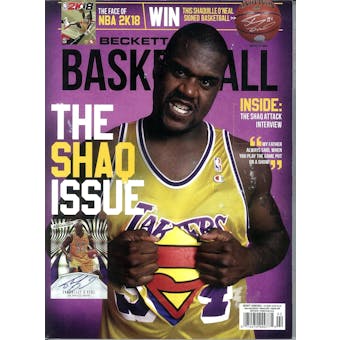 2018 Beckett Basketball Monthly Price Guide (#305 February) (Shaq)