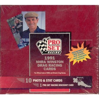 1991 Pro Set NHRA Winston Drag Racing Hobby Box