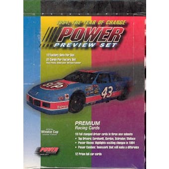 1994 Pro Set:The Year Of Change Power Preview Racing Factory Set Box