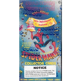 Spider-Man Series 2 30th Anniversary Box (1992 Comic Images)
