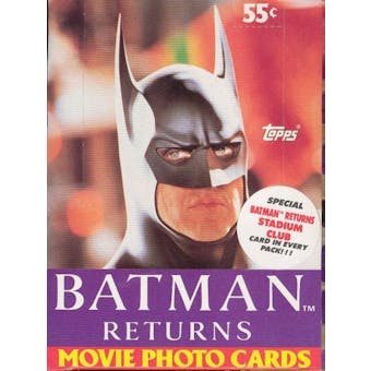 Batman Returns The Movie Wax Box (1992 Topps)