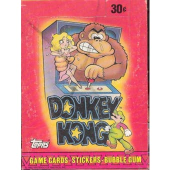 Donkey Kong Wax Box (1982 Topps)
