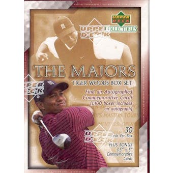 2002 Upper Deck Tiger Woods - The Majors Golf Box Set
