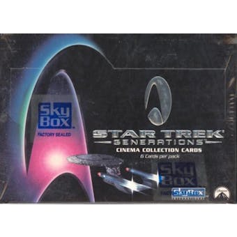 Star Trek Generations Cinema Collection Hobby Box (1994 Skybox) (Reed Buy)