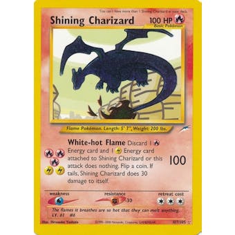 Pokemon Neo Destiny Single Shining Charizard 107/105 - SLIGHT PLAY (SP)