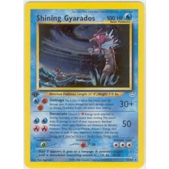 Pokemon Neo Revelations 1st Ed. Single Shining Gyarados - SLIGHT PLAY (SP)