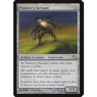 Magic the Gathering Shadowmoor FOIL Painter's Servant MODERATELY PLAYED (MP)