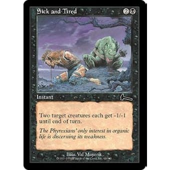 Magic the Gathering Urza's Legacy Single Sick and Tired Foil