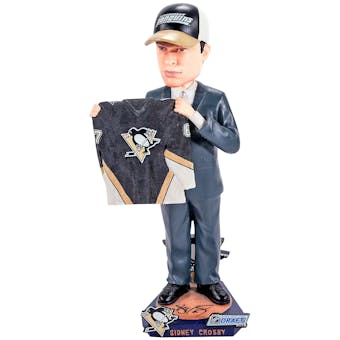 Sidney Crosby Autographed Pittsburgh Penguins 2005 NHL Draft Bobblehead (JSA)