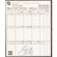 Sidney Crosby Autographed Framed Pittsburgh Penguins NHL Score Sheet w/Game Net