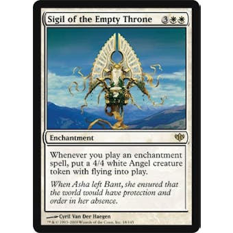 Magic the Gathering Conflux Single Sigil of the Empty Throne - NEAR MINT (NM)