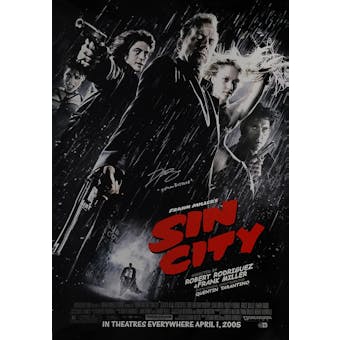 Sin City 27x40 Movie Poster Autographed by Nick Stahl & Inscription "Yellow Bastard" Beckett