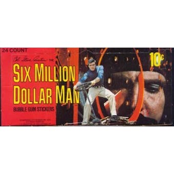 Six Million Dollar Man Wax Box (1975 Donruss)