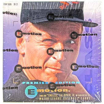 1995 Skybox Emotion Baseball Hobby Box