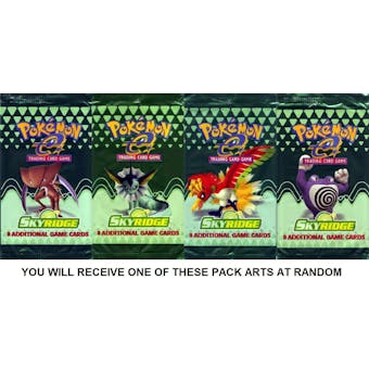 WOTC Pokemon Skyridge Booster Pack - UNWEIGHED UNSEARCHED RANDOM ART
