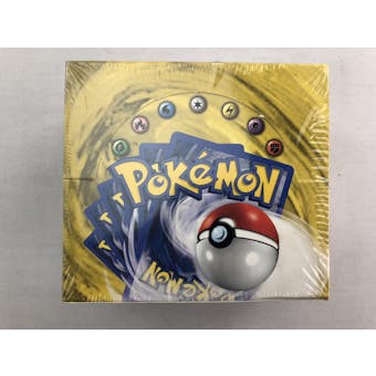 Pokemon Base Set GREEN WING Booster Box 1 COUNTRY CODE, CLEAR WRAP, Shadowless Pack Art