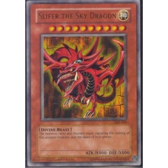 Yu-Gi-Oh American Gold God Card Slifer The Sky Dragon Ultra Rare (GBI-001) OOP