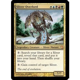 Magic the Gathering Slivers Deck Single Sliver Overlord Foil - SLIGHT PLAY (SP)
