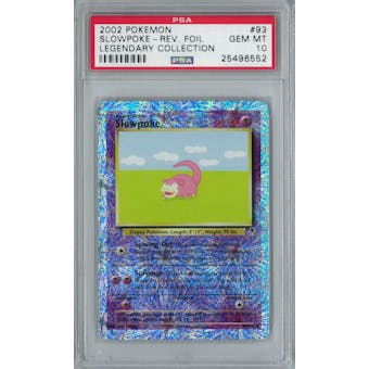 Pokemon Legendary Collection Reverse Foil Slowpoke 93/110 PSA 10 GEM MINT