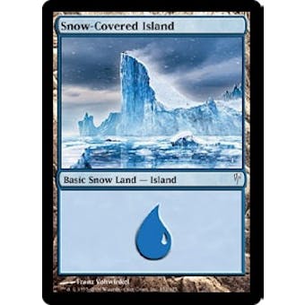 Magic the Gathering Coldsnap Single Snow-Covered Island Foil