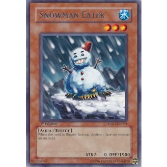 Yu-Gi-Oh Raging Battle Single Snowman Eater Rare 1st Edition