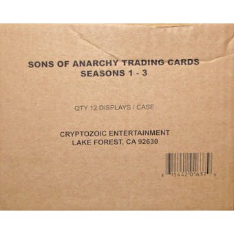Sons of Anarchy Seasons 1-3 Trading Cards 12-Box Case (Cryptozoic 2014)
