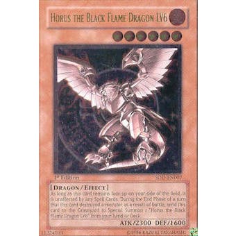 Yu-Gi-Oh Soul of the Duelist 1st Ed. Horus Black Flame Dragon Lv6 Ultimate Rare