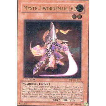 Yu-Gi-Oh Soul of the Duelist 1st Edition Mystic Swordsman LV2 Ultimate Rare Near Mint (NM)