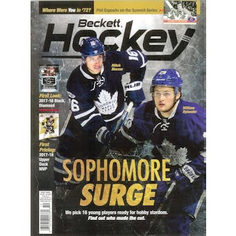 2017 Beckett Hockey Monthly Price Guide (#303 November) (Charlie McAvoy)
