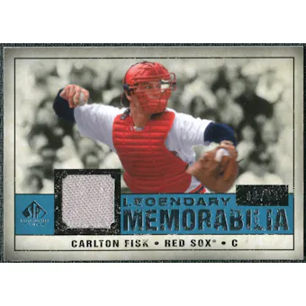 2008 Upper Deck SP Legendary Cuts Legendary Memorabilia Blue #CF Carlton Fisk /99
