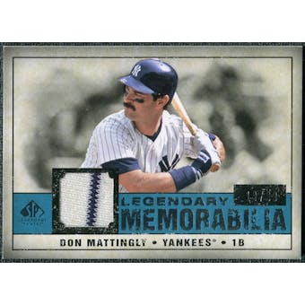 2008 Upper Deck SP Legendary Cuts Legendary Memorabilia Blue #DM2 Don Mattingly /99