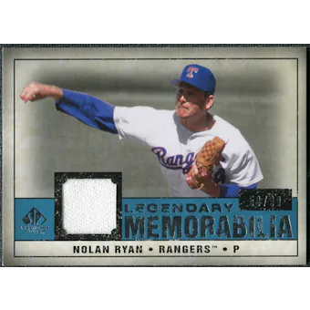 2008 Upper Deck SP Legendary Cuts Legendary Memorabilia Blue #NR2 Nolan Ryan /99