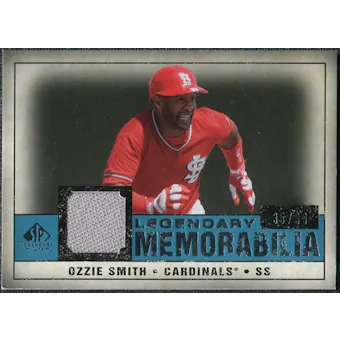 2008 Upper Deck SP Legendary Cuts Legendary Memorabilia Blue #OS Ozzie Smith /99