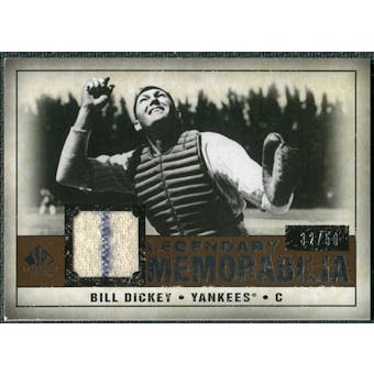 2008 Upper Deck SP Legendary Cuts Legendary Memorabilia Copper #BD Bill Dickey /50