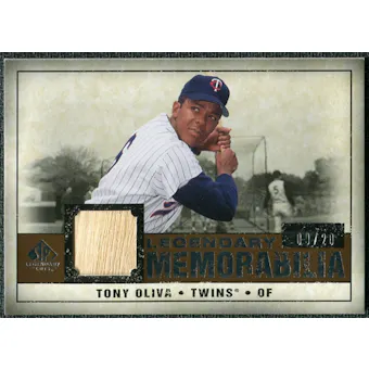 2008 Upper Deck SP Legendary Cuts Legendary Memorabilia Copper #TO Tony Oliva /20