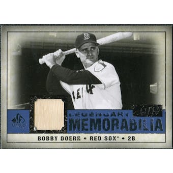2008 Upper Deck SP Legendary Cuts Legendary Memorabilia Dark Blue #DO Bobby Doerr /25