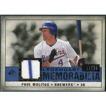 2008 Upper Deck SP Legendary Cuts Legendary Memorabilia Dark Blue #PM Paul Molitor /25