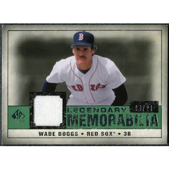 2008 Upper Deck SP Legendary Cuts Legendary Memorabilia Dark Green #WB2 Wade Boggs 8/26